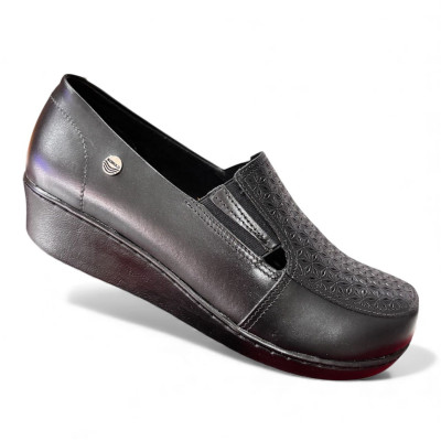 Calzado Casual de Cuero para Mujer R&oacute;mulo Ref 3736 Negro | Calzado C&oacute;modo y Ergon&oacute;mico | Tus Pasos Bogot&aacute;